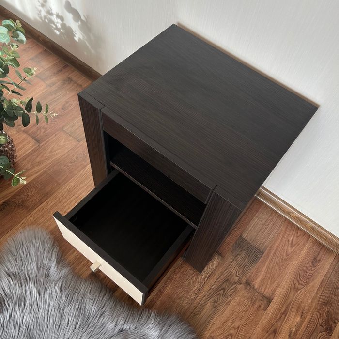 Тумба приліжкова 2 шт тумба прикроватная Венге