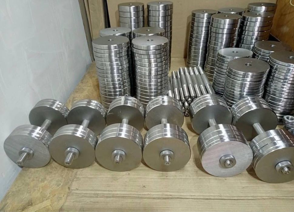 ГАНТЕЛІ 8 10 12 16 20 30 40 50 кг Лучшее предложение гантели металеві