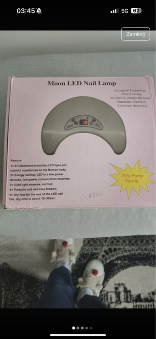 Lampa LED do paznokci