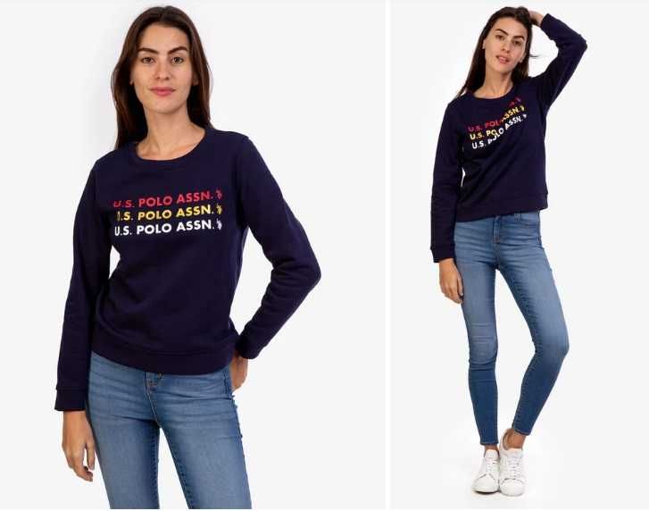 Світшот, толстовка U.S. Polo ASSN (оригінал) фліс XL