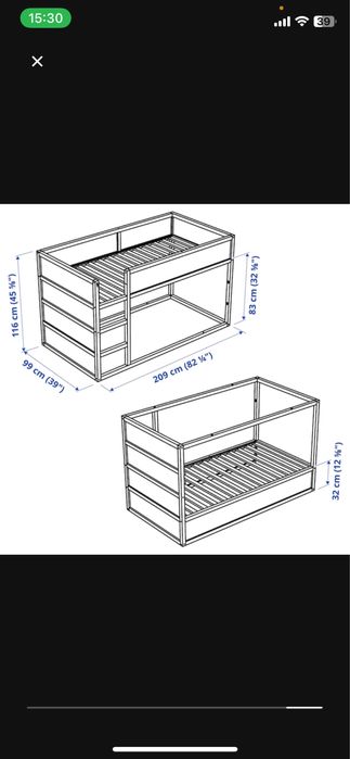 Cama otima para criança+ colchão!