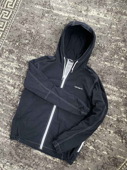 Вітрівка куртка ветровка Carhartt М розмір синього кольору нейлонова