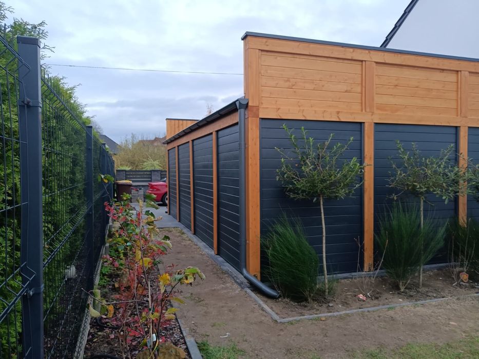 Wiata garażowa altana drewno