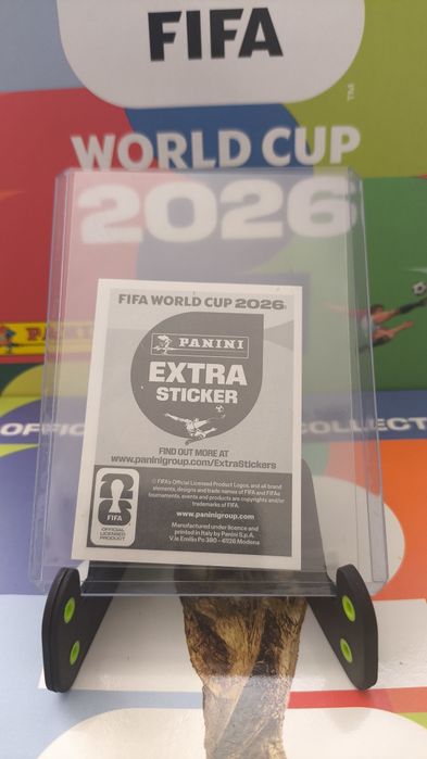 Lamine Yamal Prata Extra Sticker Panini FIFA World Cup 2026