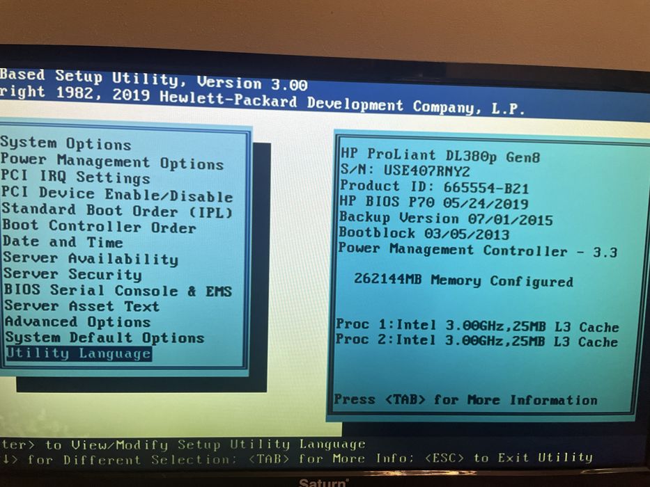 Сервер HP Proliant DL380p G8 — 2xIntel XEON 6 Core E5-2667 2.90GHz