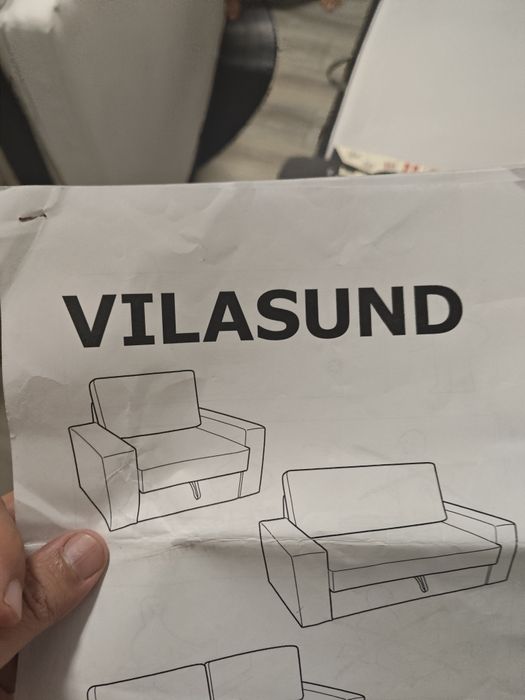 Sofá cama 2 lugares ( IKEA Vilasund)