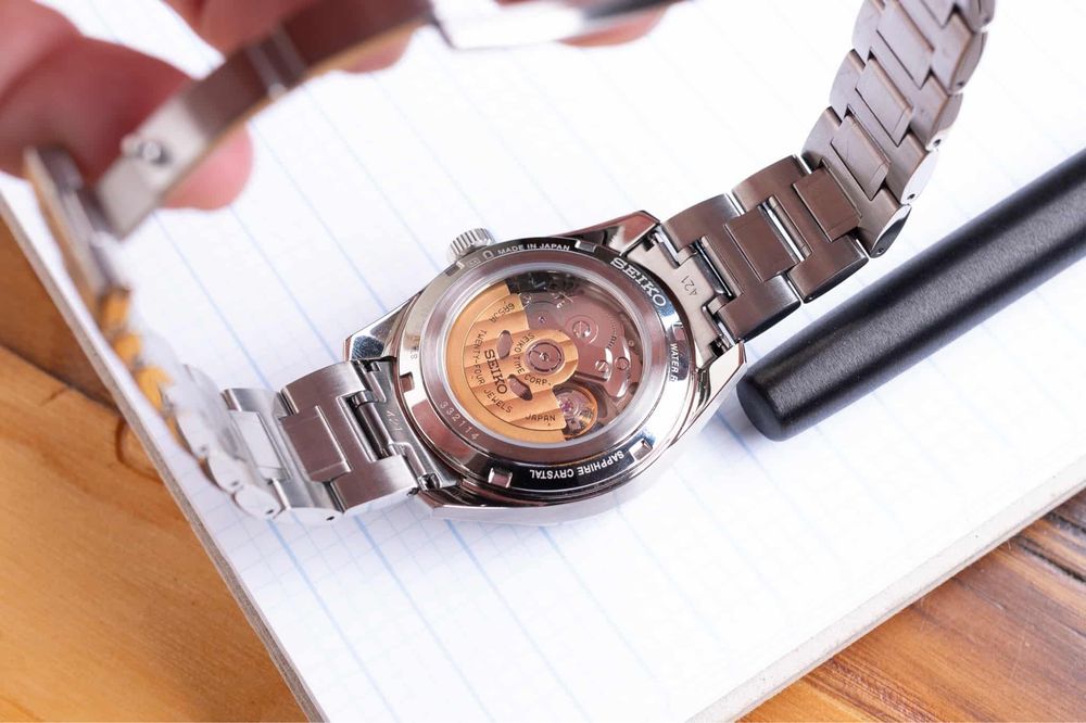 Seiko SPB417J1 Presage Sharp Edged Automatic Open Heart