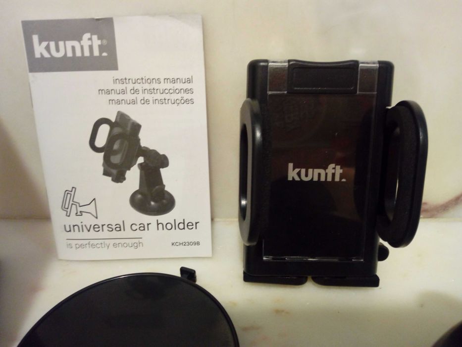 Suporte Universal para carro-Para GPS ou Smartphones, marca Kunft-NOVO