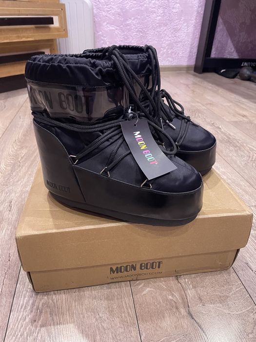 Мунбути Moon boot чорні