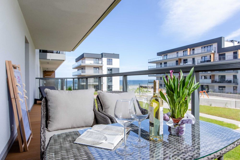 Apartament LAWENDOWY Gardenia Dziwnów z widokiem na morze EPpartamenty