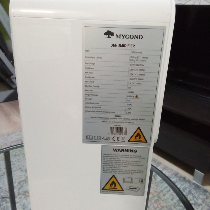 Осушитель воздуха Mykond YUGO Smart 16