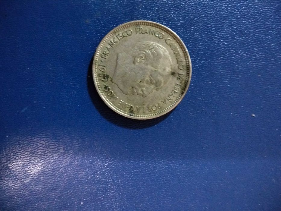Moeda 50 pesetas rara 1957