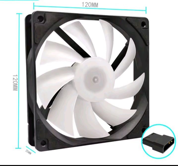 Кулер вентилятор 120 мм для пк molex