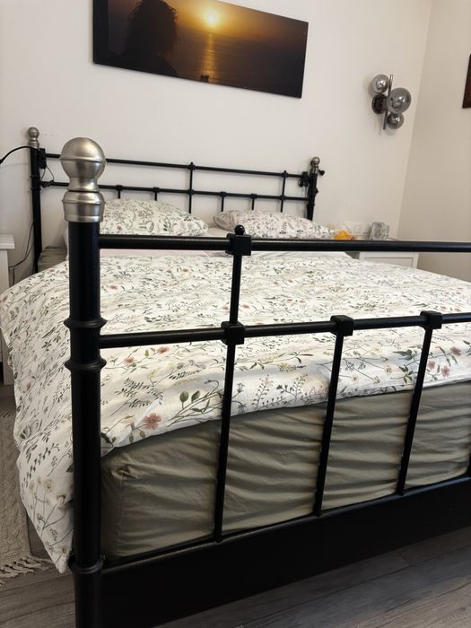 Łóżko metalowe IKEA 160 cm szerokości