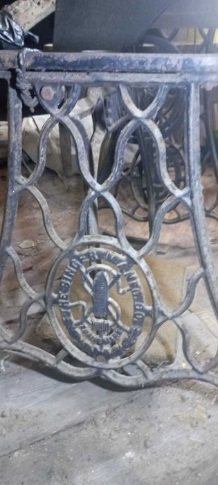 Máquina de costura de sapateiro antiga