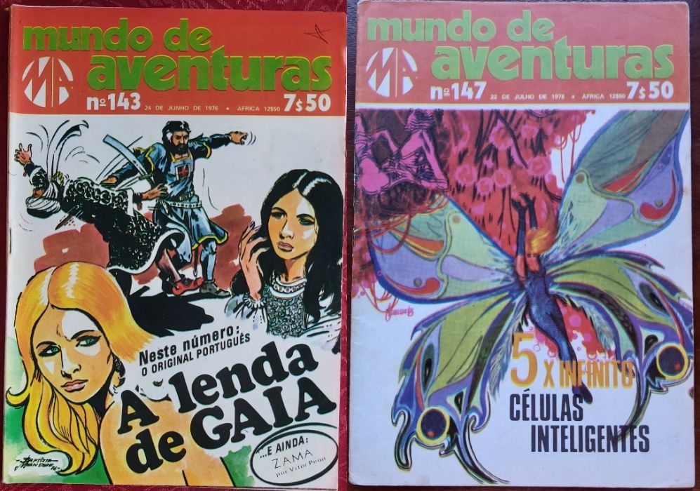 Flash Gordon; 5xInfinito; Jeff Hawke; Garth; Riquiqui; L Euripo Sunday