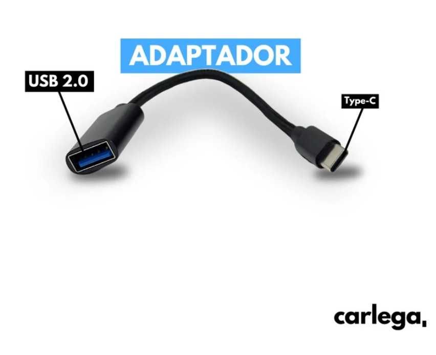 Pen Carlega — Adaptador CarPlay e Android Auto Sem Fios