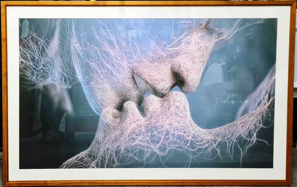 Quadro -  O Beijo com moldura