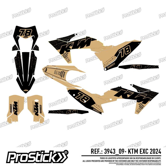Kit Autocolantes KTM EXC 2024