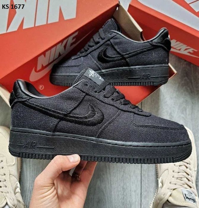Кросівки Nike Air Force 1 Low Black Low. АРТ: KS 1677