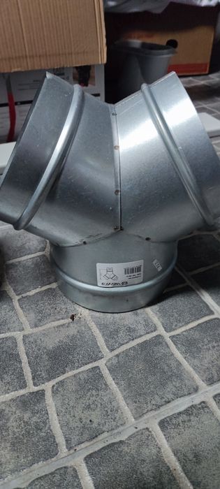 União Y para condutas extração de ar AC