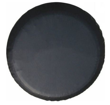 Capa Pneu Suplente Jipe Preta e Branca sem desenhos