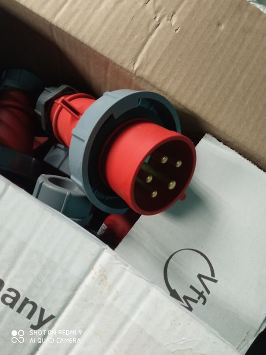 Wtyczka 32A Mennekers hermetyczna