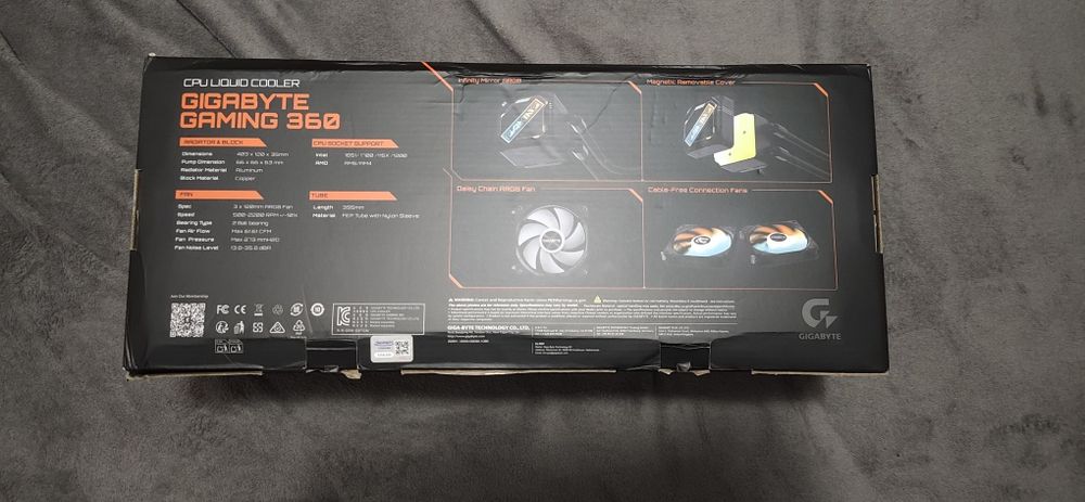 Watercooler Gigabyte RGB 360mm