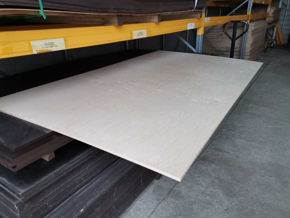 sklejka liściasta brzoza 4mm 6,5mm 9mm 12mm 15mm 18mm 1250x2500