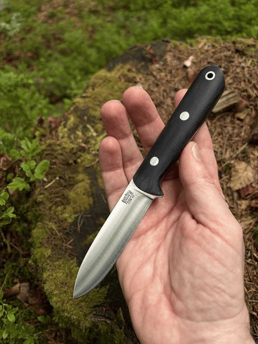 Bark River Mini Kephart CPM 3V Чорна Матова Мікарта