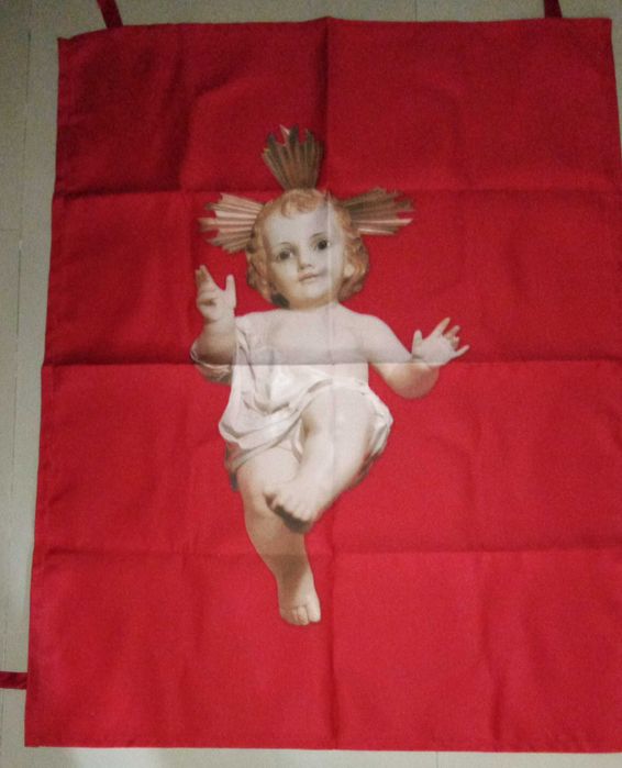 Estandarte Menino Jesus, para varandas/janelas