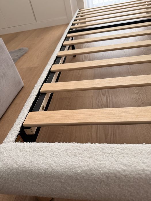 Cama criança nuvem com estrado e colchão viscoelastico 90x200cm