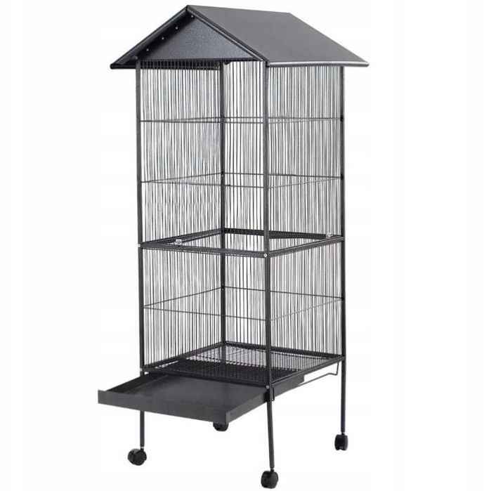 Woliera dla Ptaków Egzotycznych NOWA Klatka dla Ptaków na kółkach