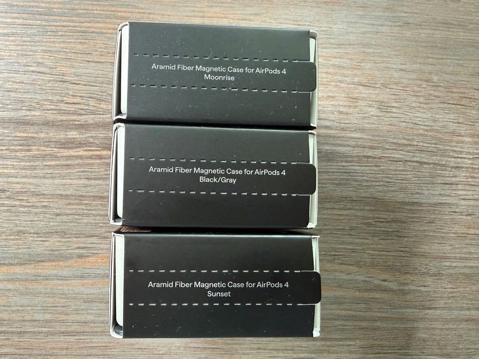 Супер чохол для AirPods 4 PITAKA Aramid Fiber Case, міцний захист, неймовірний преміальний вигляд та приємний на дотик