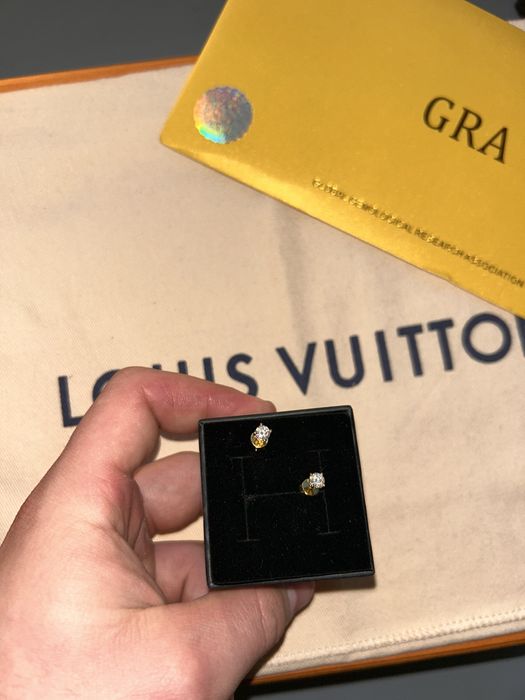 Kolczyki Moissante Zlote