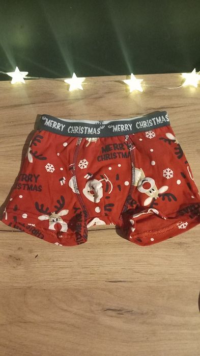 Bokserki majtki świąteczne