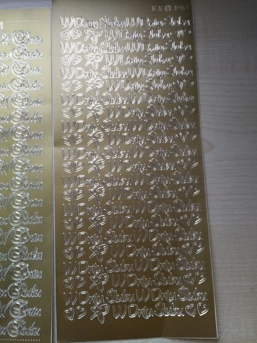 Album do scrabookingu+ naklejki ślub