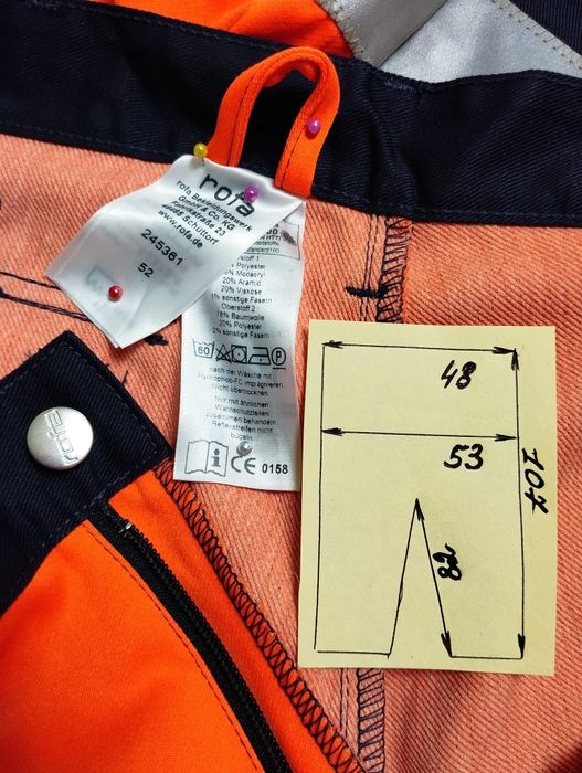 Спецовка роба сигнальные брюки 52