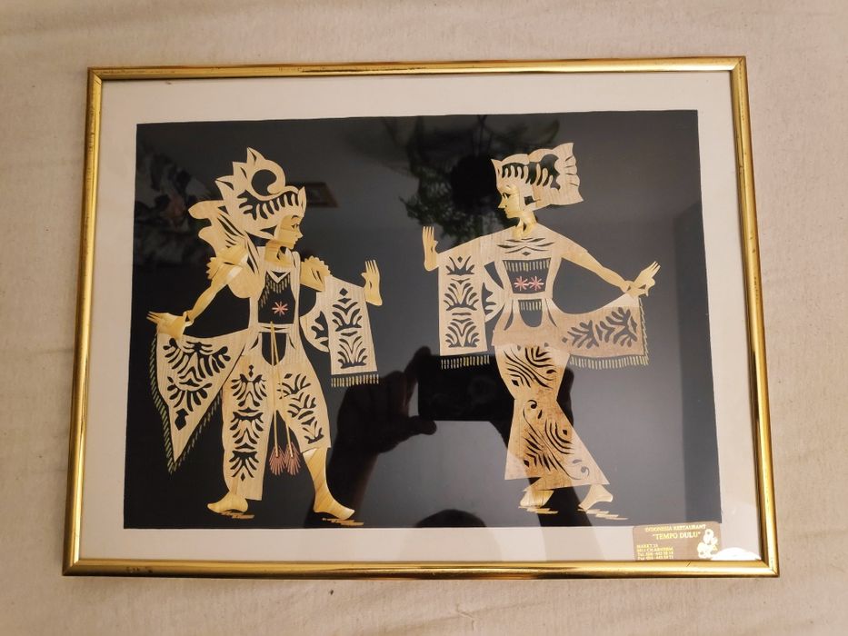 Obraz słomkowy z Indonezji