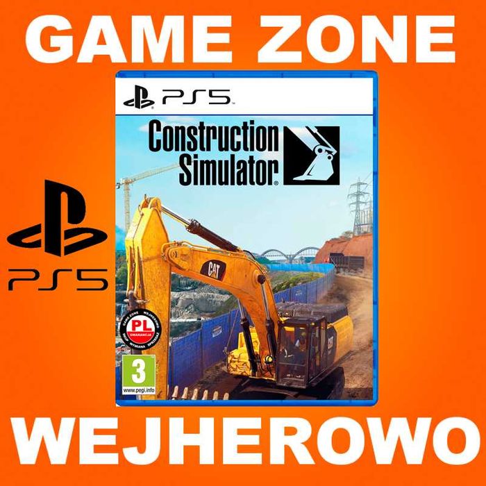 Construction Simulator PS5 = PŁYTA PL = sklep Wejherowo