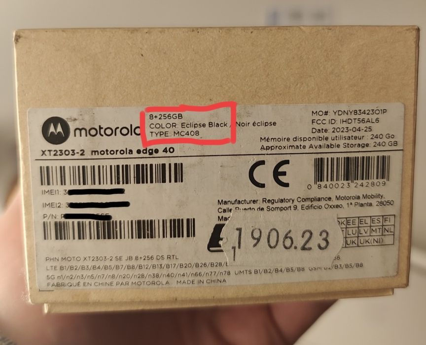 Motorola Edge 40 256GB