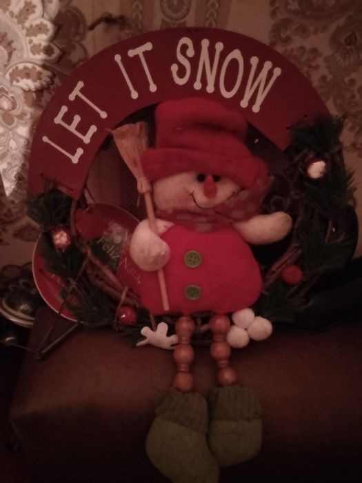 Deixe nevar! Peça decorativa Let it Snow-10E-Carapins Bébe-2E Desde 2E