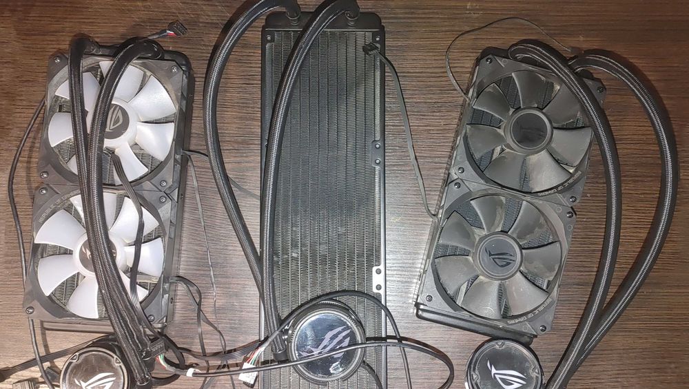 Рідинна система охолодженняAsus ROG LC II 240 і III 360 ARGB 3шт