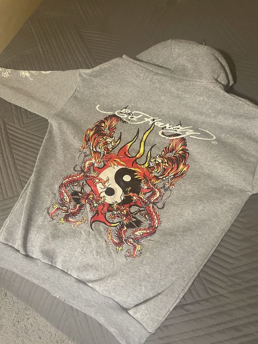 Продам зіпку Ed Hardy з драконом/тигром
