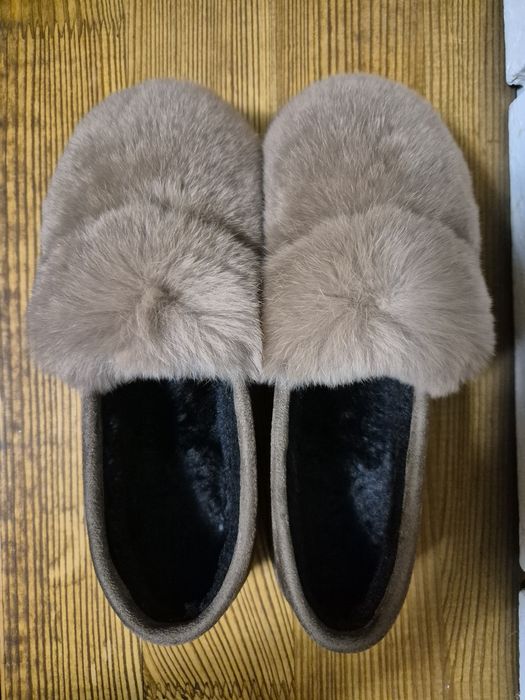 Женские меховые тапочки, туфли-мокасины, лоферы, слипоны, "авто-леди"