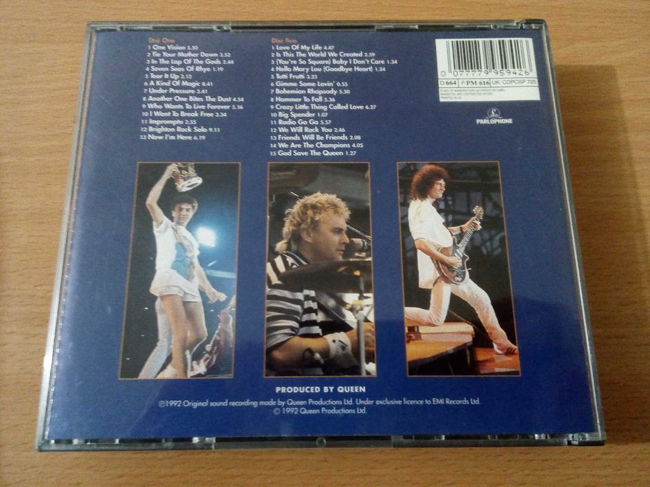 (.   Reservado.   )   QUEEN - Liva At Wembley '86 2xCD
