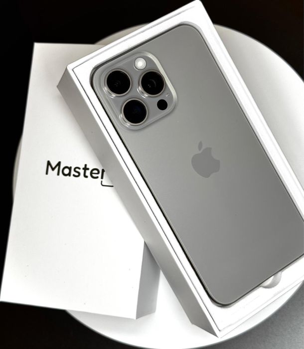 Iphone 15 PRO MAX 256gb natural jak nowy bateria 100% 6msc gwarncji