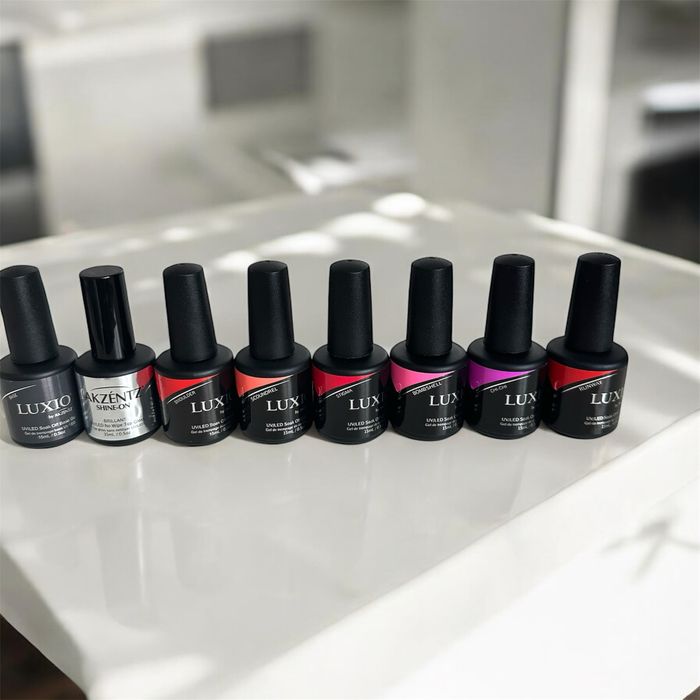 Гель лак Luxio Smoulder,Scoundrel,Stigma,Bombshell,Chi-chi,Runway,топ