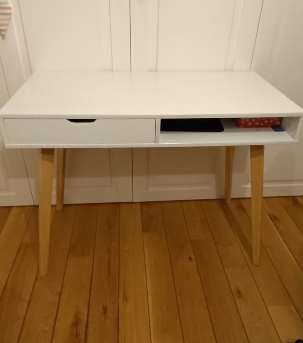 Biurko 50x100 biały naturalny