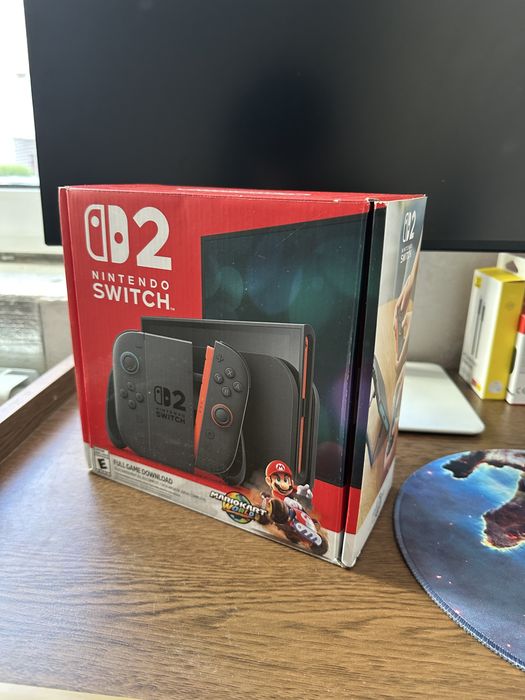 Nintendo Switch 2 Black Mario Kart World Bundle